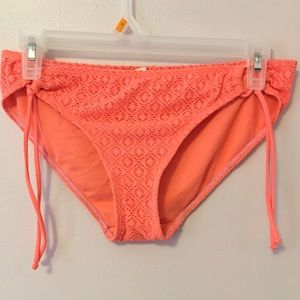 Pink Bottom Bikini With Matching Cover Up